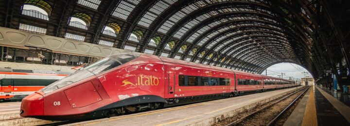 Treno Italo in viaggio