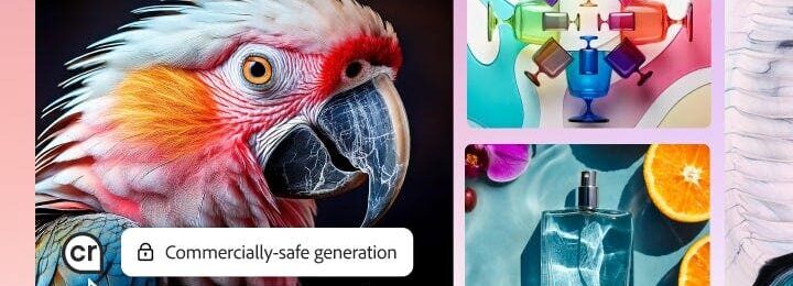 Screenshot di Adobe Firefly in azione