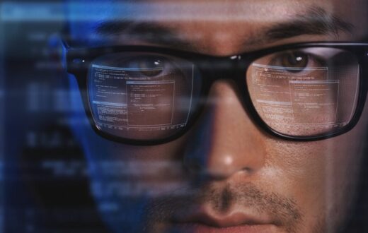 Smart glasses in uso
